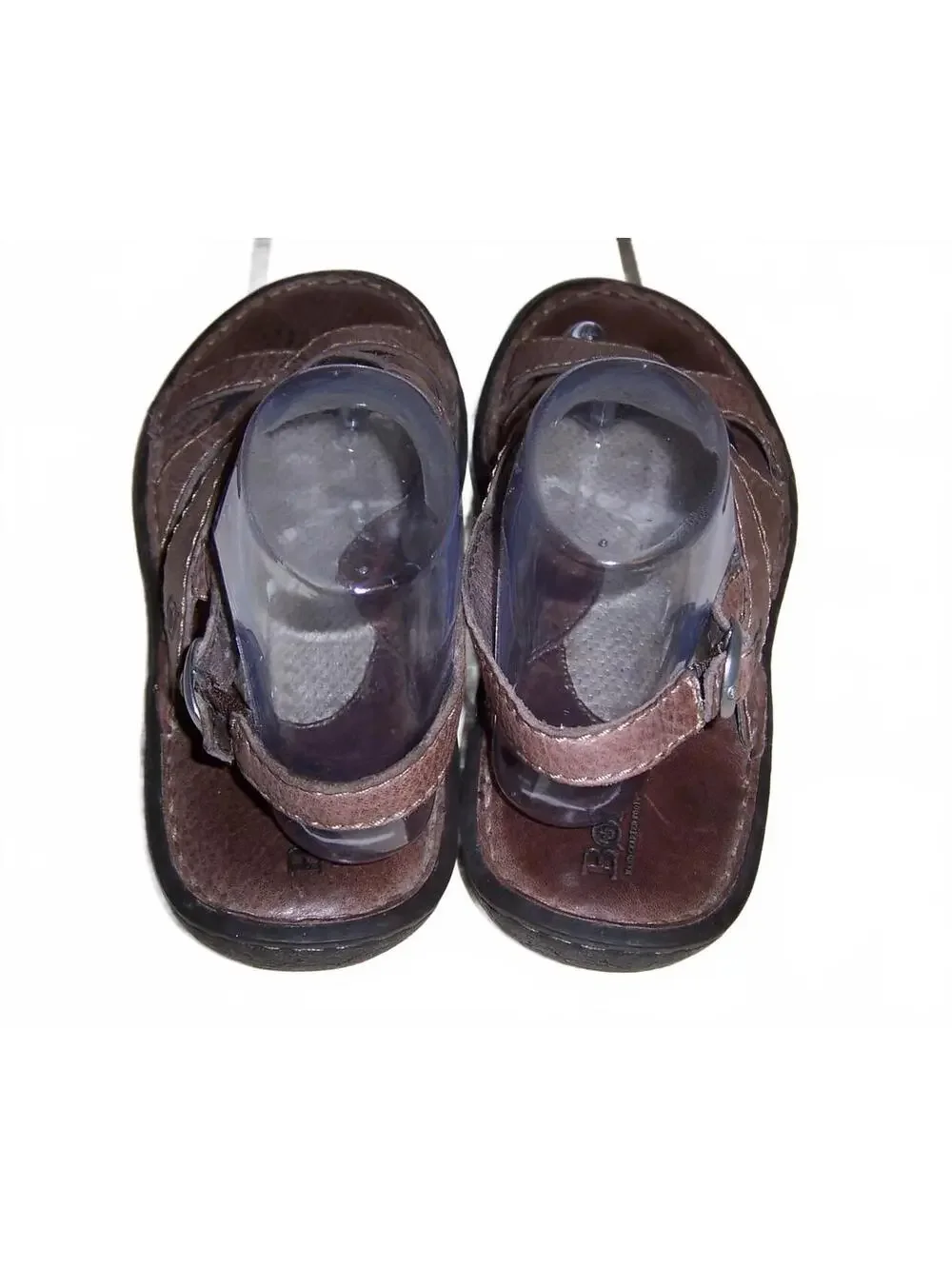 Born W61029 Brown Strappy Leather Comfort Sandals Wms US 10